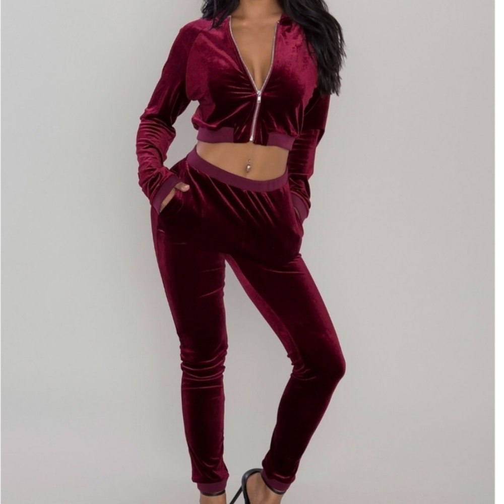 COPY - Last• Valour Velvet Lounge Two Piece Set